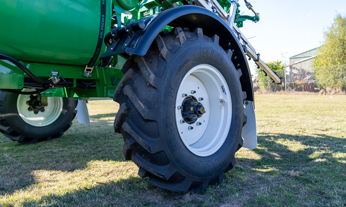 Full length poly mudguards